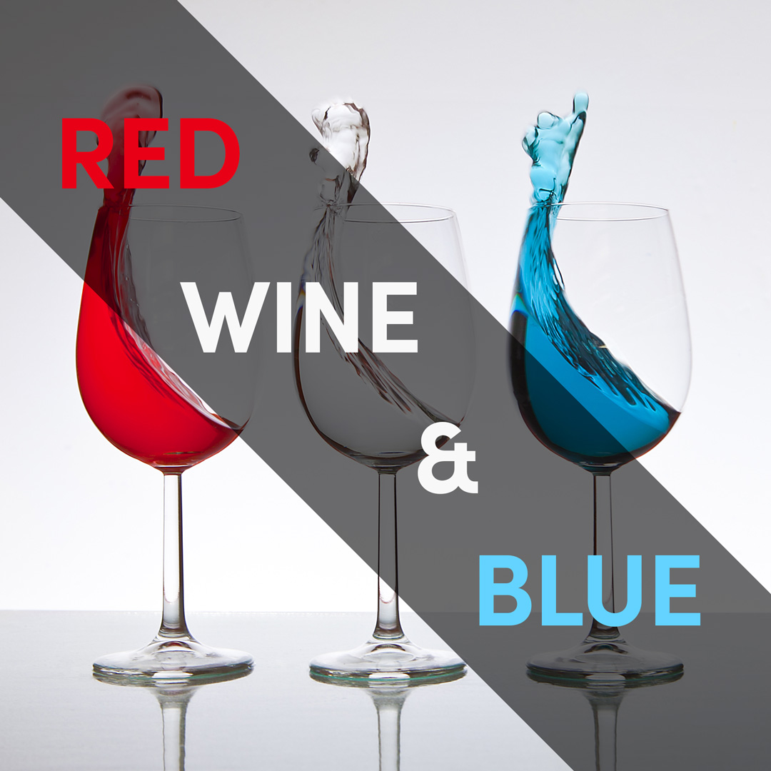 Red, Wine & Blue