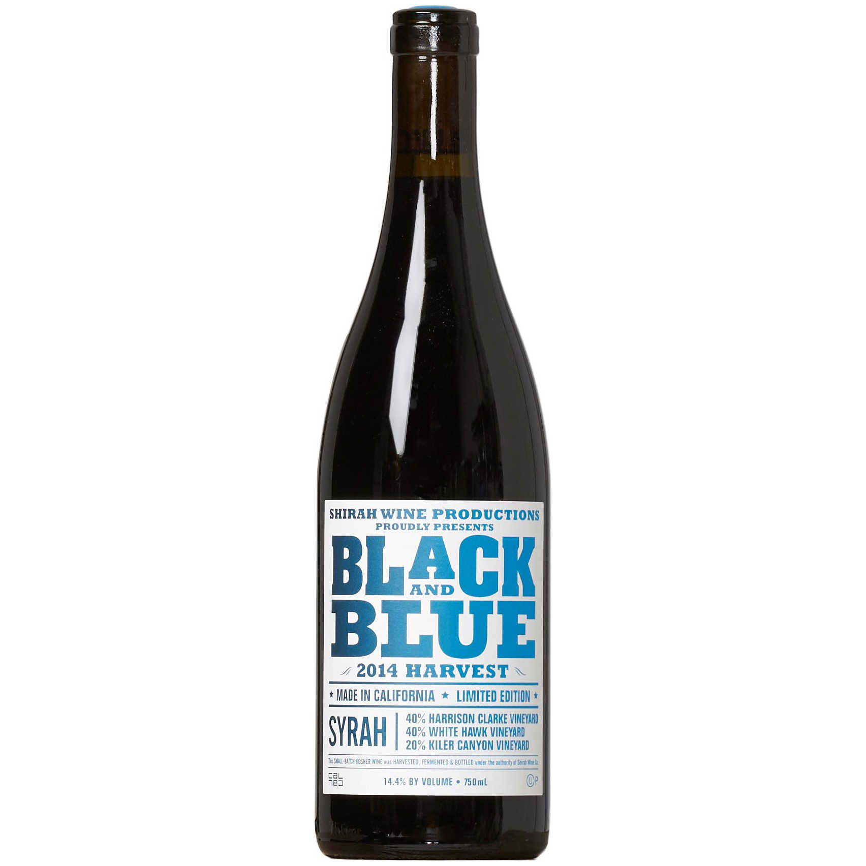 Shirah Black & Blue Syrah - A Kosher Wine From California