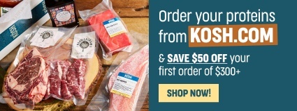 Buy your meat with Kosh